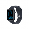 Apple Watch SE 3 GPS 44mm Midnight Aluminium Case with Navy Blue Sport Band - S/M | Apple