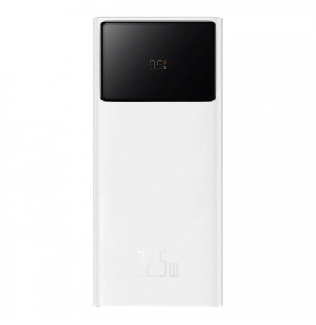 Power bank Baseus Star-Lord 20000mAh 22,5W with display digital and cable USB-C 3A 30cm - white