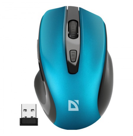 DEFENDER WIRELESS MOUSE PRIME TURQUOISE 52054