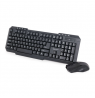 Gembird | Desktop Set | KBS-WM-02 | Keyboard and Mouse Set | Wireless | Mouse included | US | Black | USB | US | 450 g | Numeric
