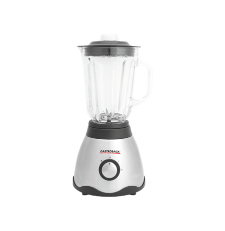 Gastroback Blender 40999 Vital Stainless steel / black / Transparent, 500 W, Glass, 1.5 L, Ice crushing, 21000 RPM