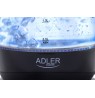 Adler AD 1224 Cordless Water Kettle, 1.5L, 2000W, Anti-calc filter, Boil-dry protection, Rotary base 360 degree