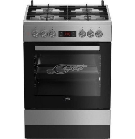 Kitchen Beko FSM62332DXT (Gas cooktop, Electric, 600mm)