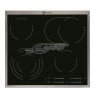 Ceramic cooktop Electrolux EHF46547XK (4 fields, black color)