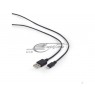 Cable GEMBIRD CC-USB2-AMLM-1M (USB 2.0 M - Lightning M, 1m, black color)