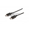 Digitus | Black | DP male | DP male | DisplayPort Connection Cable | DP to DP | 1 m