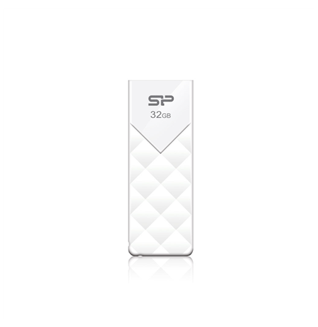 SILICON POWER 8GB, USB 2.0 FLASH DRIVE ULTIMA U03, WHITE