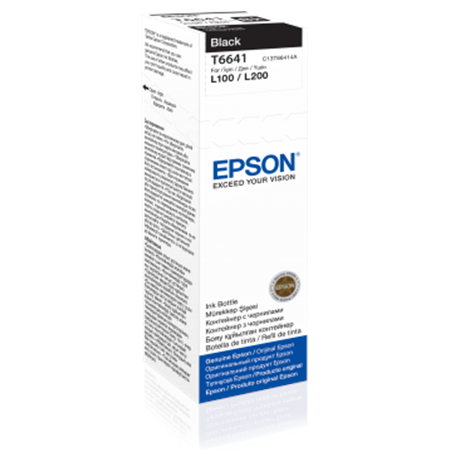 Epson T6641 Black ink bottle 70ml