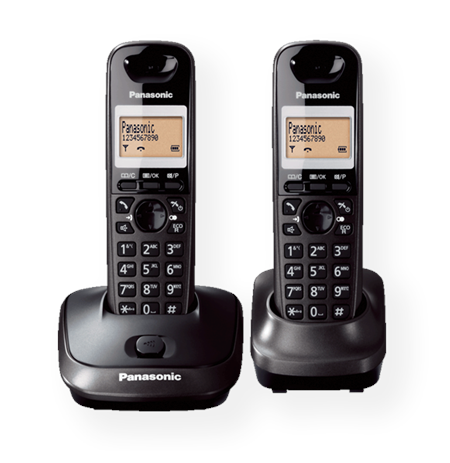 Panasonic Cordless KX-TG2512FXT Black