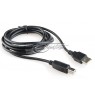 USB 2.0 A-plug B-plug 10ft cable black color