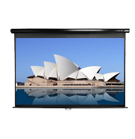 Elite Screens Manual Series M92UWH Diagonal 92 ", 16:9, Viewable screen width (W) 204 cm, Black