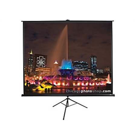 Elite Screens Tripod Series T113UWS1 Diagonal 113 ", 1:1, Viewable screen width (W) 203 cm, Black