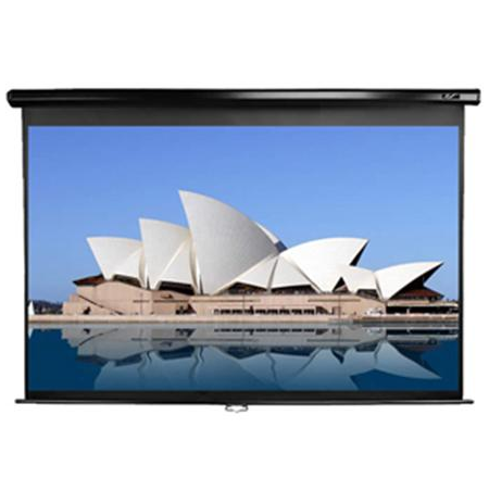Elite Screens Manual Series M99UWS1 Diagonal 99 ", 1:1, Viewable screen width (W) 178 cm, Black