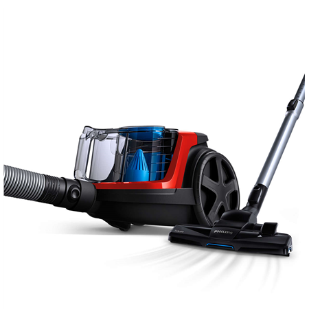 Philips Vacuum cleaner PowerPro Compact FC9330/09 Bagless, Red, 650 W, 1.5 L, AAA, E, C, A, 76 dB,