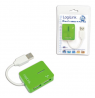 Logilink | USB 2.0 Hub 4-Port, Smile, Green