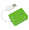 Logilink USB 2.0 Hub 4-Port, Smile, Green