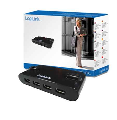 Logilink USB 2.0 Hub-4 port whit power adapter