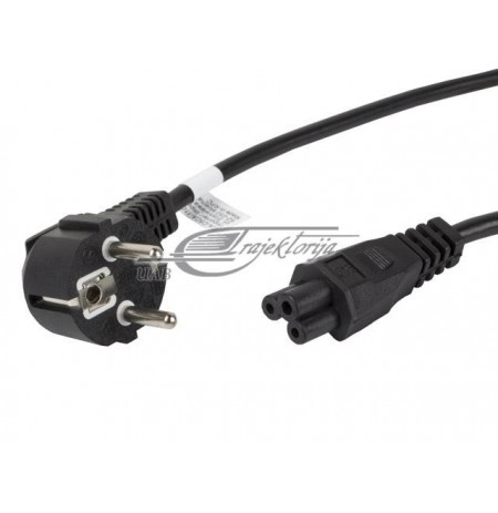 LANBERG NOTEBOOK POWER CORD CEE 7/7-daugiau C5 1.8M(MIKI)