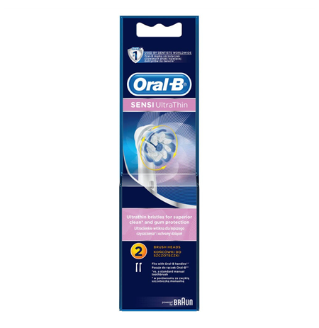 Oral-B Sensitive  EB60-2 Number of brush heads included 2