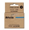 Ink cartridge ACTIS KB-223C (replacement Brother LC223C, Standard, 10 ml, blue)