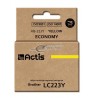 Ink cartridge ACTIS KB-223Y (replacement Brother LC223Y, Standard, 10 ml, yellow)