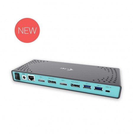 i-tec USB 3.0/USB-C 5K universali Dual Display Doko stotis 2x HDMI 2x DP