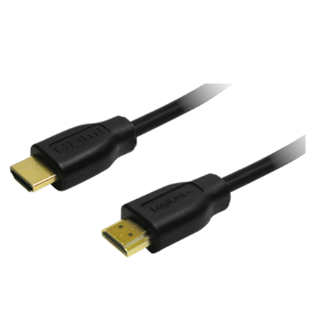 Logilink HDMI type A male,1.4 version, connection cable, Black, 3 m