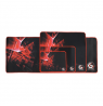 Gembird MP-GAMEPRO-M Gaming mouse pad PRO, Medium 250 x 350 x 3 mm, Black/Red