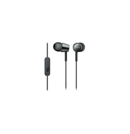 Sony MDR-EX155APB 3.5mm (1/8 inch), In-ear, Microphone, Black