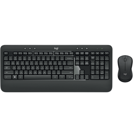 Logitech MK540 ADVANCED Wireless Keyboard and Mouse Combo, Black, US