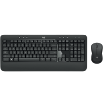 Logitech | MK540 Advanced | Keyboard and Mouse Set | Wireless | Mouse included | Batteries included | US | Black | USB | Wireles