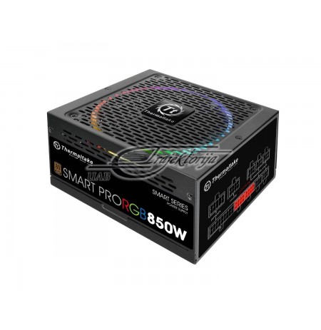 PSU Thermaltake Smart Pro RGB 850W Modular (80+ Bronze, 4xPEG, 140mm)