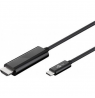 Goobay | Black | USB-C male | HDMI male (type A) | USB-C to HDMI | 1.8 m