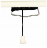 Elite Screens Manual Series M92XWH Diagonal 92 ", 16:9, Viewable screen width (W) 204 cm, White