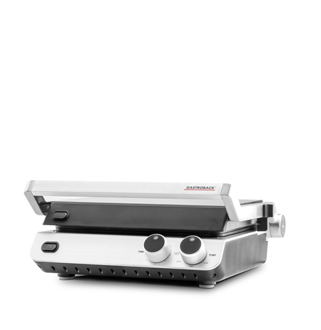 Gastroback Grill 42537 Stainless steel/ black, 2000 W, 25 x 30 cm