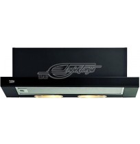 Cooker hood telescopic Beko CTB 6250 B (420 m3/h, 600mm, black color)