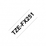 BROTHER TZEFX251 24 BLACK ON WHITE FLEX
