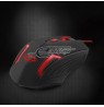 Mouse computer Esperanza 6D EGM205R (Optical, 2400 DPI, black color, red color