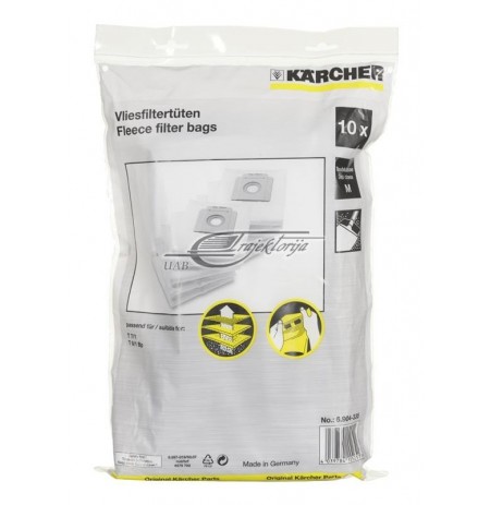 Fizelinowe torebki filtracyjne Karcher 6.904-335.0