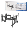 LOGILINK - TV wall corner mount, tilt -8°/+5°, swivel -90°/90°,max 45 kg