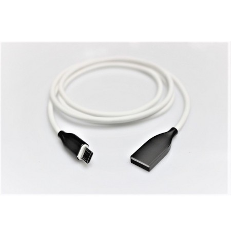 Kabelis silikoninis USB-Micro USB, 1m