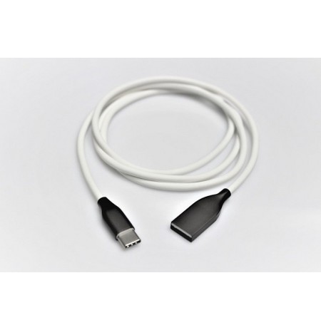 Kabelis silikoninis USB-USB Type C, 1m