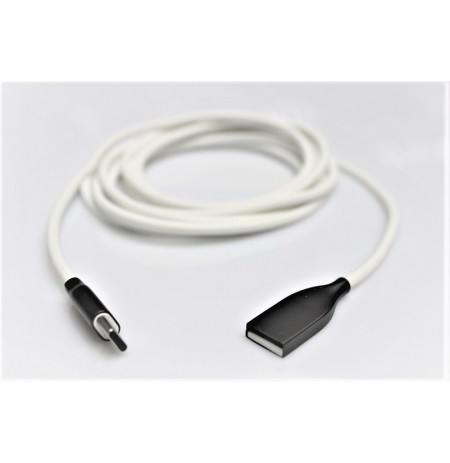 Kabelis silikoninis USB-USB Type C 2m