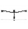 Clamb Mount Monitor Stand, 3xLCD, max. 3x27'', adjustable and rotated 360°