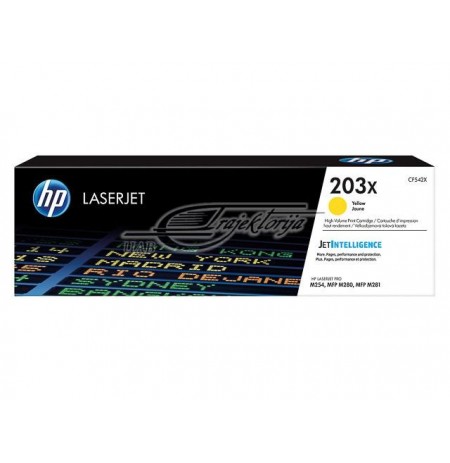Toneris HP geltonas HP 203X, HP203XCF542X, 2500 psl.