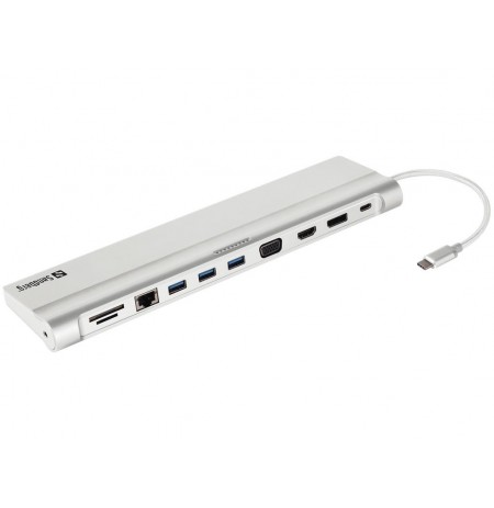 Doko stotelė Sandberg USB-C All-in-1 Docking Station