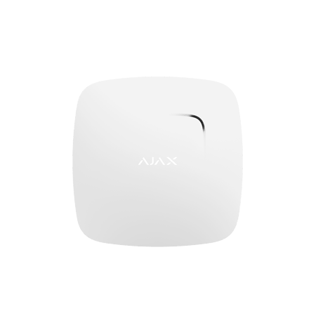Ajax FireProtect dūmų detektorius (baltas)