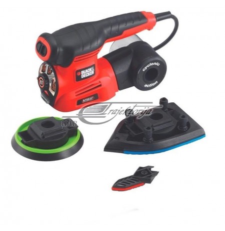 Ekcentrinis šlifuoklis 220W 125mm BLACK+DECKER