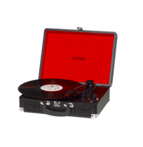 Denver USB turntable with PC recording software, black