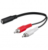 Goobay | Audio cable adapter, 3.5 mm | 50092